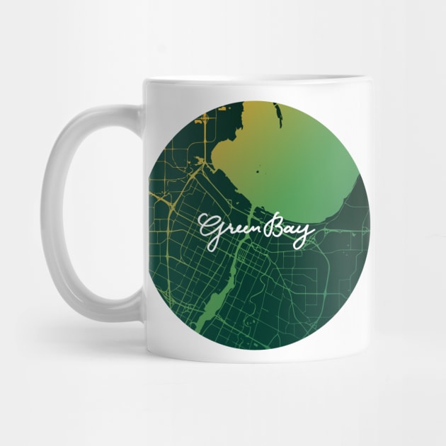 Green Bay City Map by polliadesign